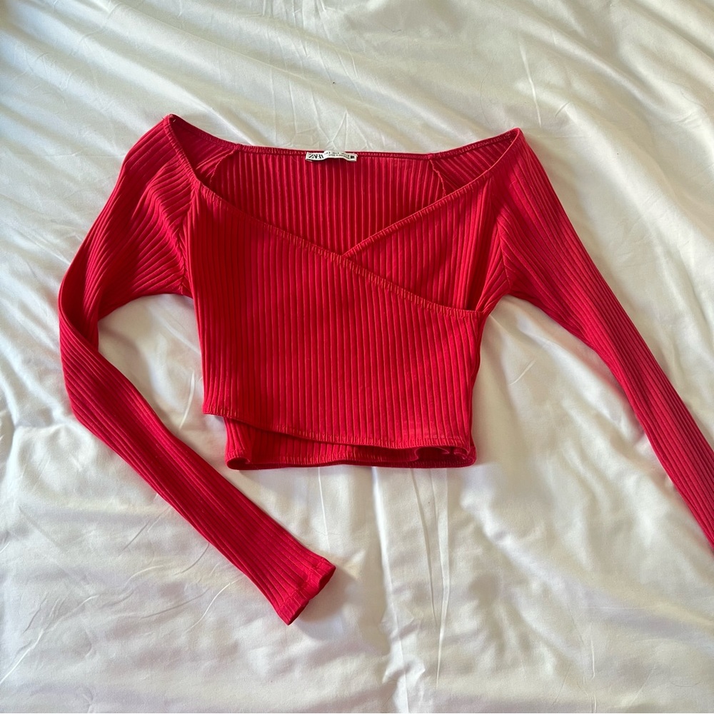 🌸NEW Zara Criss Cross Top
